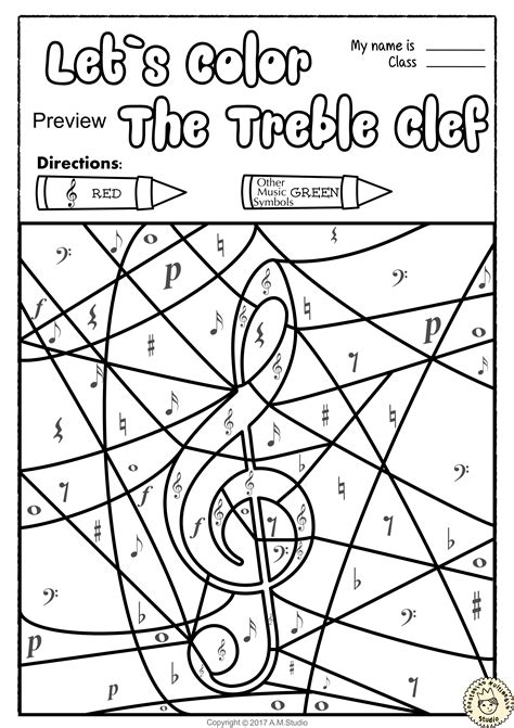 Music Worksheets For Kids