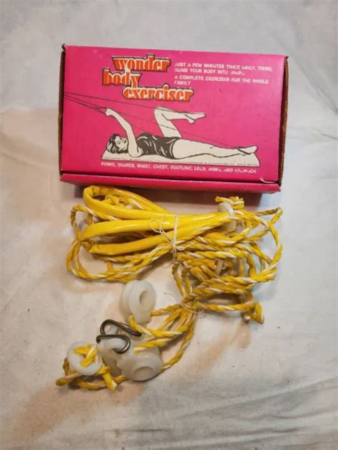 VINTAGE WONDER BODY EXERCISER in Box | Pulley System Fitness Equipment ...