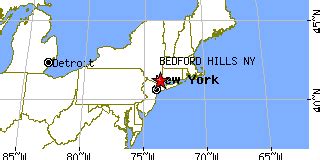 Bedford Hills, New York (NY) ~ population data, races, housing & economy