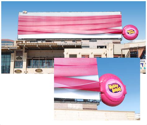 Hubba Bubba | Outdoor ads, Guerilla marketing, Billboard advertising