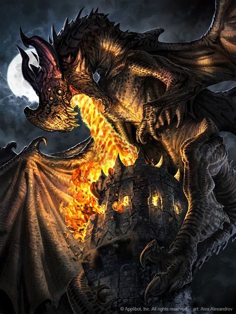 ArtStation - Evil Dragon Vritra Evolved, Alex Alexandrov | Dragon ...