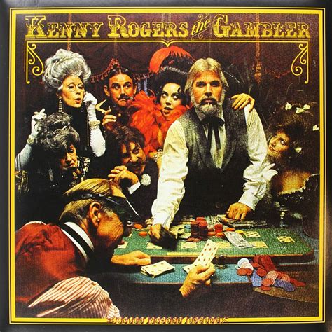 KENNY ROGERS THE GAMBLER ALBUM COVER POSTER 24 X 24 Inches Fantastic! - Home Décor