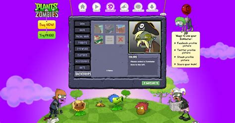 socrates: Plants vs. Zombies - Zombatar creator