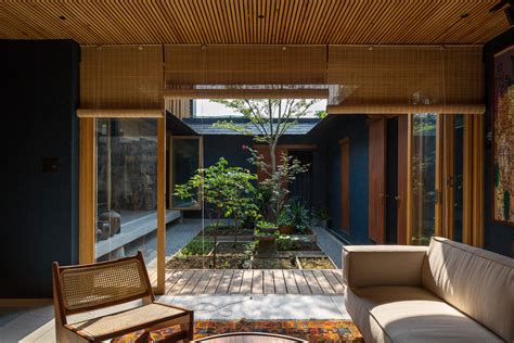 A Tranquil Vietnamese House With A Courtyard