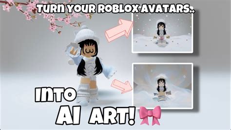 HOW TO TURN YOUR ROBLOX AVATARS INTO AI ART! (Super easy) 🎀🤍 - YouTube