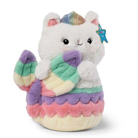 FAO Schwarz Glow Brights Toy Plush LED with Sound Meowmaid 12" Stuffed ...