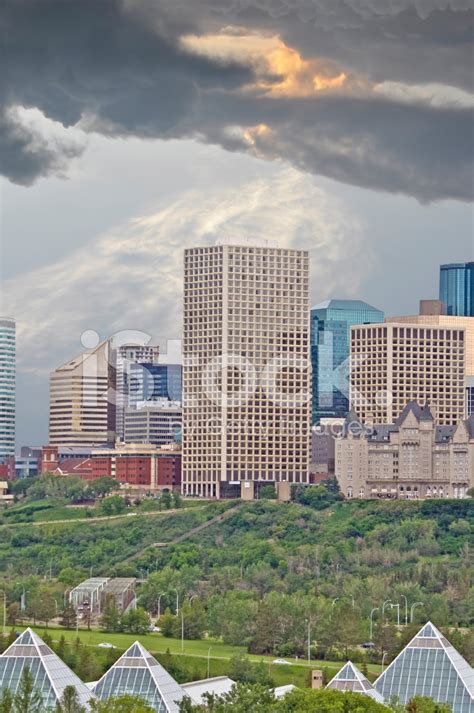 Edmonton River Valley And Skyline Stock Photo | Royalty-Free | FreeImages