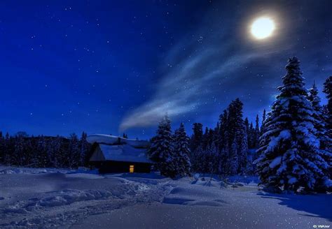 Winter Moonlight Wallpapers - Wallpaper Cave