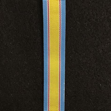 Korean War Service Medal Miniature Ribbon 1 Metre | Martel's Medal ...