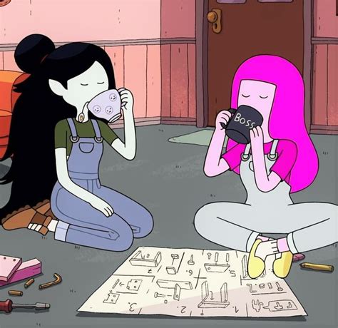 best friends | Adventure time girls, Marceline and bubblegum, Adventure ...