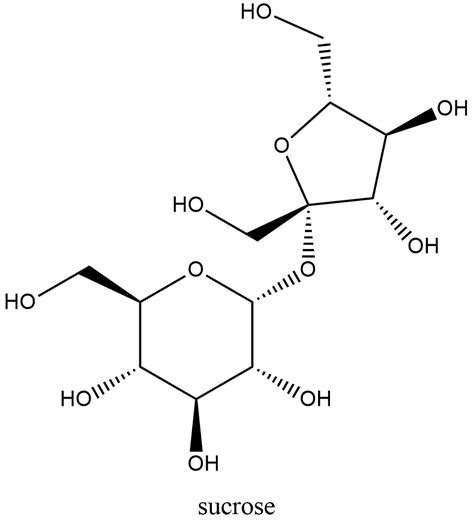 Structure Of Sucrose