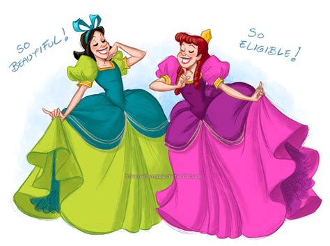 Anastasia and Drizella by briannacherrygarcia on DeviantArt