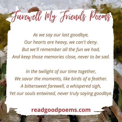 Short Poems About Friendship And Memories - Infoupdate.org