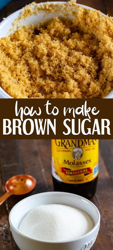 How to make a Brown Sugar Substitute - Crazy for Crust