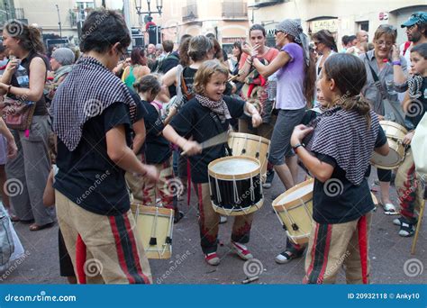 Drums Band editorial stock photo. Image of people, festival - 20932118