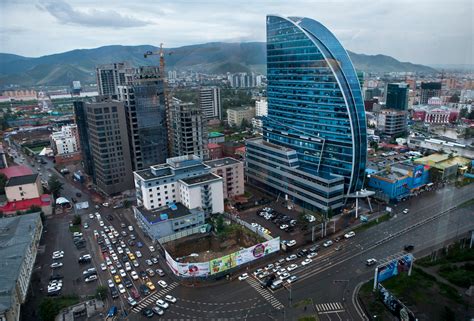 23 Blue Sky Tower is one of the most noticeable buildings in downtown Ulaanbaatar. Architecture ...