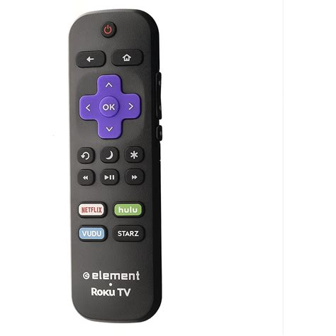 Element ROKU 101018E0011 Smart Ultra HD TV Remote Netflix HULU VUDU E4SW5017RKU E2SW6518RKU ...