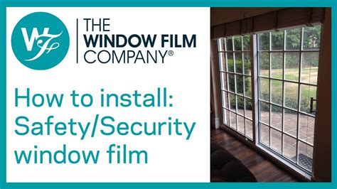 How To Install Clear Safety & 🔒 Security Window Film 🔒 | WindowFilm.co.uk - YouTube