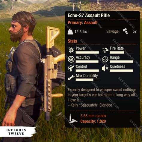 State of Decay 2 Heartland Weapons & Items - Sasquatch Mods