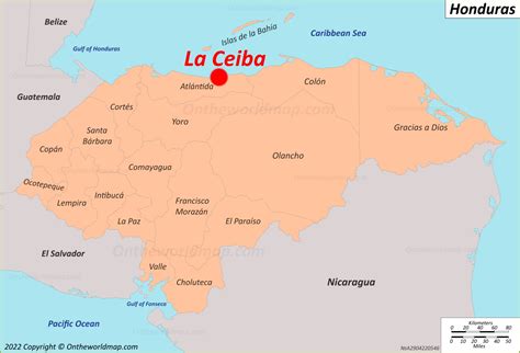 La Ceiba Map | Honduras | Detailed Maps of La Ceiba