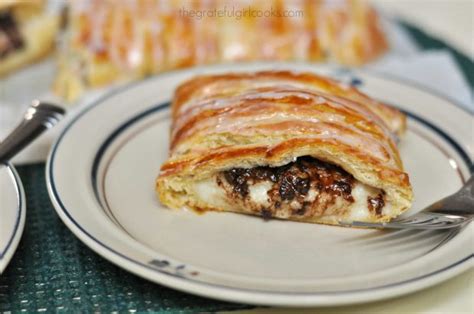 Chocolate Cream Cheese Danish (easy pastry) / The Grateful Girl Cooks!