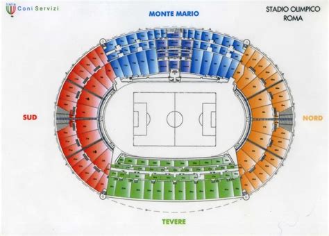 The Stylish in addition to Gorgeous stadio olimpico seating plan | Seating plan, How to plan ...