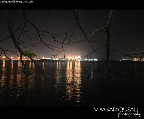 V.M SADIQUE ALI photography: kochi marine drive night