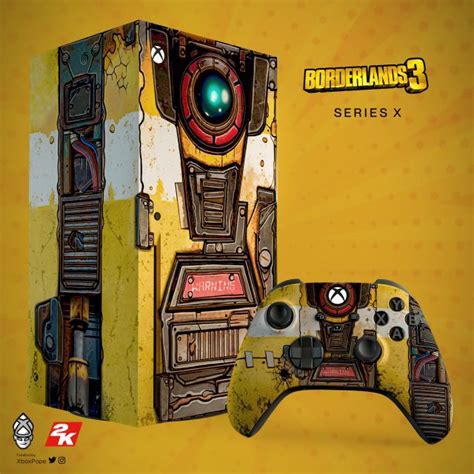 Xbox Series X dresses up as Claptrap from the Borderlands saga in a unique edition