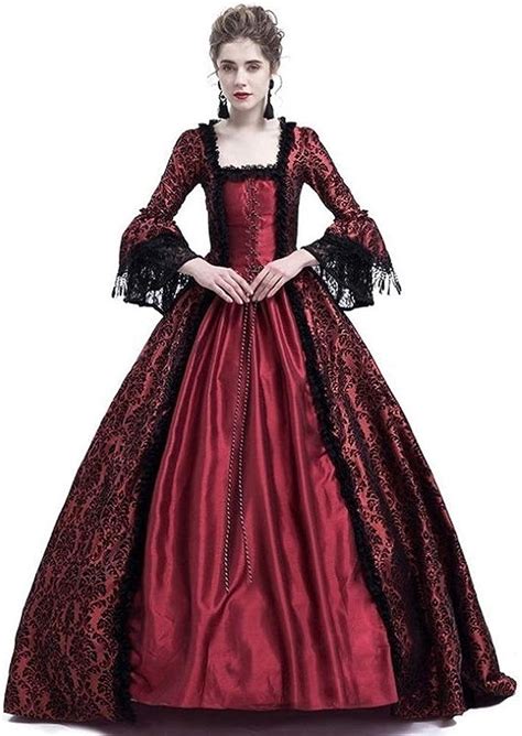 Red Renaissance Ball Gown