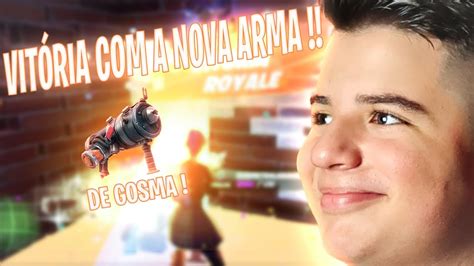 FORTNITE UPDATE/VITORIA COM A NOVA ARMA/JOGANDO FORTNITE GAMEPLAY - YouTube