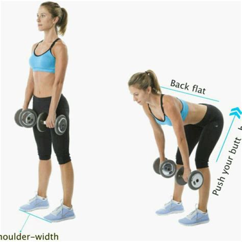 Dumbbell stiff leg deadlift by Adele A. - Exercise How-to - Skimble