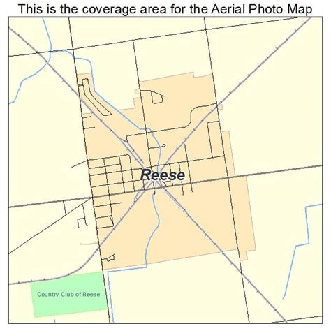 Aerial Photography Map of Reese, MI Michigan