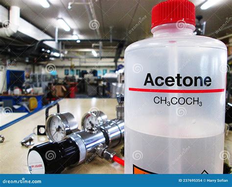 Acetone bottle stock photo. Image of equipment, icon - 237695354