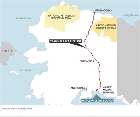 Alaska Natural Gas Pipeline Map