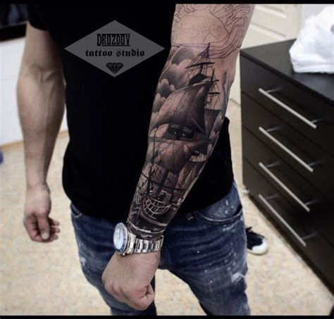 Pin di Brett Dougherty su Cool Tattoos | Tatuaggio nautico, Tatuaggi ...