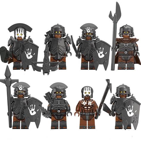 Lord Of The Rings Gondor Soldiers The Hobbit Toy Mini Figures use with lego 10