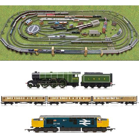 HORNBY Digital Train Set HL12 Large Layout - Multi Track with 2 Trains ...