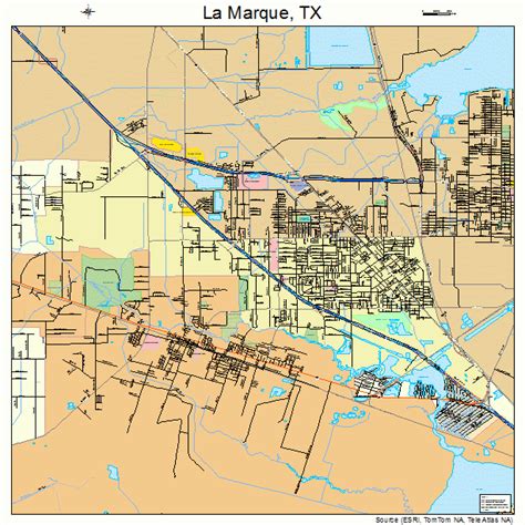 La Marque Texas Street Map 4841116