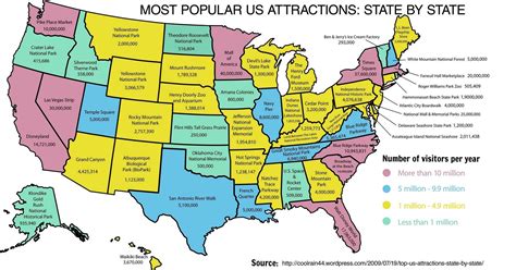 Have You Ever Wondered What the Most Popular Places Are in Your State? This Map Shows You ...