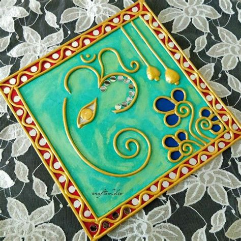 Handcrafted Lippan Kaam Clay Artwork