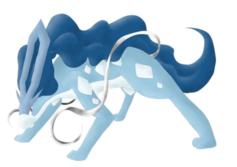 Shiny Suicune by Dragoma on DeviantArt