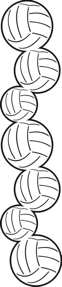 volleyball border - Clip Art Library