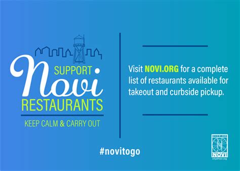 Novi.org - Novi restaurants reopen with capacity limits, support still needed