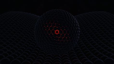 HD wallpaper: untitled, orb, abstract, 3D Abstract, glowing, dark, red, 3d design | Wallpaper ...