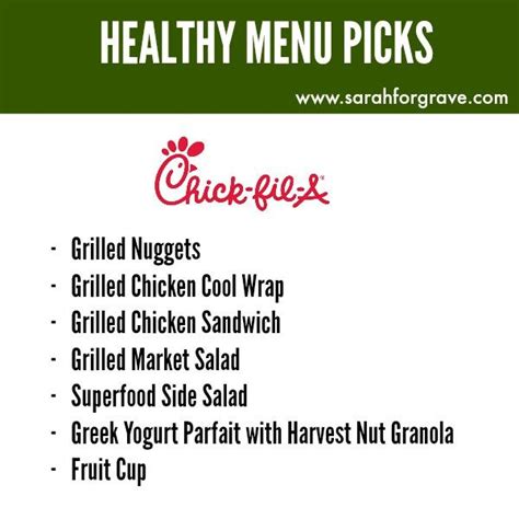 Healthy Restaurant Picks: Fast Food - Sarah Forgrave | Healthy restaurant, Fast healthy meals ...