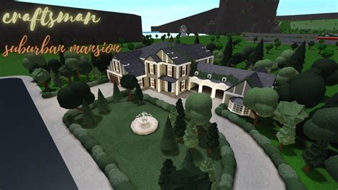 Roblox Welcome To Bloxburg French Suburban Mansion Exterior Speed ...