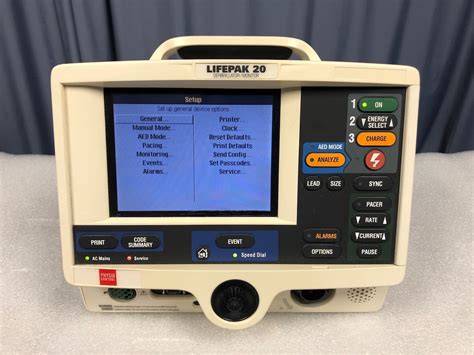 Physio Control Lifepak 20 SpO2 Pacing & Accessories – AusChoice