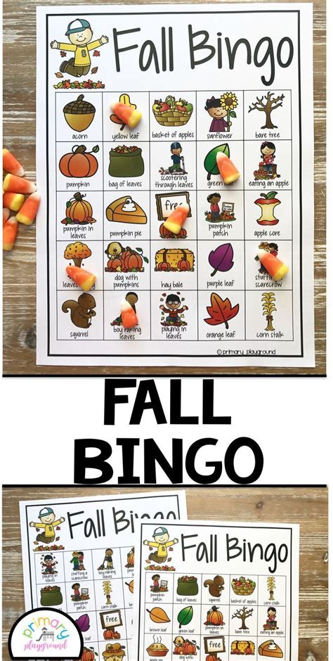 3o Fall Bingo Cards Plus Calling Cards- Class set Fall Activities For Toddlers, First Day ...