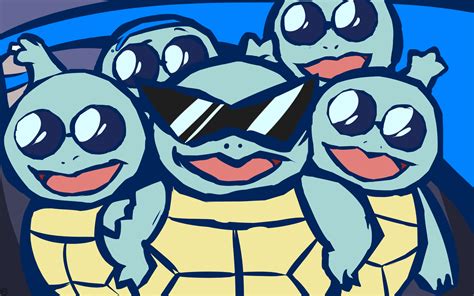 Squirtle Sunglasses Wallpaper