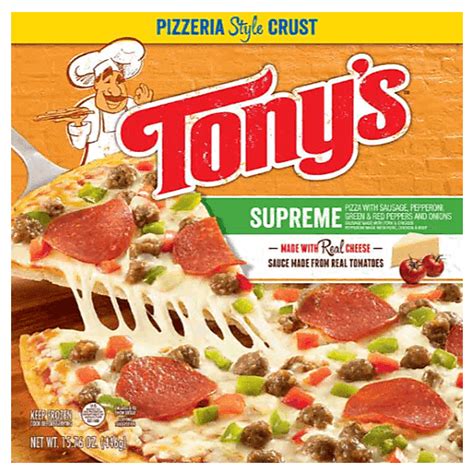 Tony's Pizzeria Style Crust Supreme Frozen Pizza | Combination | Reasor's